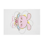 Anela’Eheuの天使のうさぎハピバニちゃん Stickable Poster :horizontal position