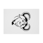 パサパサのサナギのGNU の頭 Stickable Poster :horizontal position