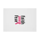 Fred HorstmanのBreast Cancer - Faith Over Fear  乳がん - 恐怖 に 対する 信仰 Stickable Poster :horizontal position