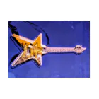 Rock★Star Guitar School 公式Goodsのアンディ・星ギター・ウォーホール Stickable Poster :horizontal position