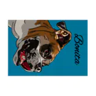 lily_dalmatianのボニータ　ブルー Stickable Poster :horizontal position