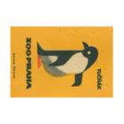 YS VINTAGE WORKSのチェコ・プラハ動物園　ペンギン　 Stickable Poster :horizontal position