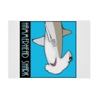 LalaHangeulのHammerhead shark(撞木鮫) Stickable Poster :horizontal position