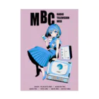 みなみ×MBCのラジオポスター／パープル 吸着ポスター