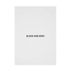 BLACK AND GRAYのBLACK AND GRAY Stickable Poster