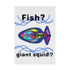 Future Starry Skyのfish?giant squid? 吸着ポスター