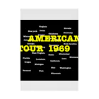 NEON_LINEのAMERICAN TOUR Stickable Poster