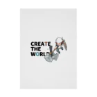 mocchi’s workshopのCREATE THE WORLD 吸着ポスター