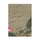 寿めでたや(ukiyoe)の日本画：伊藤若冲_蓮池遊魚図 Stickable Poster