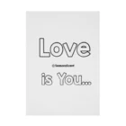 SeasonsScent のLove is You Stickable Poster