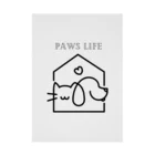 MUTEPOTENSHINのPAWS LIFE Stickable Poster