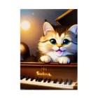 kitten pianistの子猫ピアニスト-1 Stickable Poster