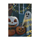 いらすとグッズのハッピーハロウィン Stickable Poster