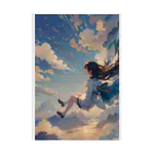 卯月なのかのSky Journey　〜世界最古で最大の恒久的なキャンパスの旅〜　No.4「Falling」 Stickable Poster