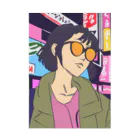 sunglass girlのsunglass girl 街編 Stickable Poster