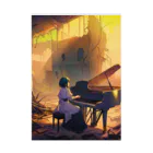 卯月なのかのMusic Journey　〜ノスタルジックシンフォニーの旅〜　No.2「はじまりのうた　-War is over-」 吸着ポスター