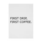 firstcoffeeのFIRST COFFEE グッズ Stickable Poster