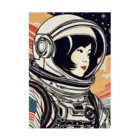 宇宙開発デザイン科のスペース芸子さん 吸着ポスター