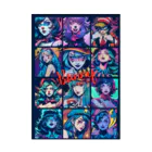 BUNNY-ONLINEのBUNNY-ART No.01 アメコミヴィンテージ Stickable Poster