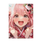 ぶーたんの振袖の花咲く瞬間 Stickable Poster