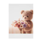 星パンダショップのはなとくま　～flower and bear～ Stickable Poster