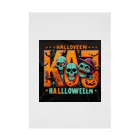 k.a.u.j.7のおしゃれでユニークなハロウィンの風景が広がります Stickable Poster