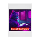 THE NOBLE LIGHTのCats of the Future Stickable Poster