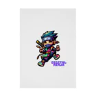 rsrsrsrsrの“Digital Ninja” ロゴ付き Stickable Poster