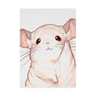 もふっとチンチラ🐭のおてあげチンチラ Stickable Poster