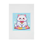 Tomo-Shopのゆるかわキャット Stickable Poster