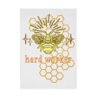 ConversationStarterのHARD WORKER Stickable Poster