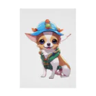 にこにこアニマルズ🐶の山登りをするチワワ Stickable Poster