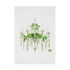 TANBI Every Home DecorのFlower chandelier すずらん Stickable Poster