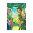 シロクマペンギンのトレインアパレルショップ Stickable Poster