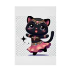 ベリーBellyの黒猫ベリーダンス 吸着ポスター