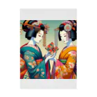 日本の風景 COOL JAPANの日本の風景:素敵な舞妓さん、Japanese scenery: lovely maiko Stickable Poster