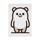 mori_393988のちょぼんbear Stickable Poster