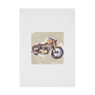 TILUのMotorcycle Stickable Poster