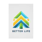 ねこにんじゃショップのBetter Life Stickable Poster