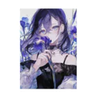 AQUAMETAVERSEの花菖蒲の優美な香り　BLUE PLUM  691 Stickable Poster