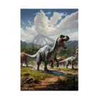 AQUAMETAVERSEの恐竜の生活　なでしこ1478 吸着ポスター