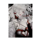 皐月 恵 -Kei Satsuki-の白蛇と白百合 Stickable Poster