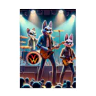 ANIMAL HEROES -musical band-のワイルドロックフェスタ - ダンシングアニマルズ Stickable Poster