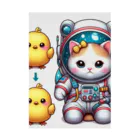 ichi_cocoのスペースキティ Stickable Poster