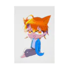 ゆきという人の気まぐれのオリキャラの猫島くん Stickable Poster