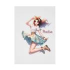 riopara0777のPOSITIVE GIRL Stickable Poster