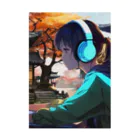 Nodoka Silence Library - WEB SHOPのTyping Girl 吸着ポスター