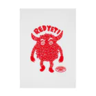 SMARKYのRED YETI Stickable Poster