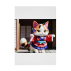 Lake Houseの三毛猫のグッズ Stickable Poster