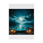 RIKUPANDAのNight Sea Stickable Poster